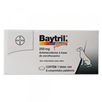 Ficha técnica e caractérísticas do produto Antibiótico Baytril Flavour Bayer 250 Mg 6 Comprimidos - Bayer