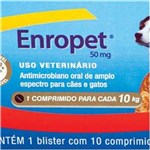 Ficha técnica e caractérísticas do produto Antibiótico Ceva Enropet 50mg 10 Comprimidos