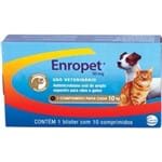 Ficha técnica e caractérísticas do produto Antibiótico Ceva Enropet para Cães e Gatos - 10 Comprimidos 50 Mg