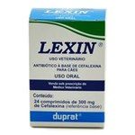 Ficha técnica e caractérísticas do produto Antibiótico Lexin Duprat 300 Mg 24 Comprimidos