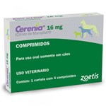 Ficha técnica e caractérísticas do produto Antiemético Zoetis Cerênia 16mg com 4 Comprimidos