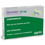 Ficha técnica e caractérísticas do produto Antiemético Zoetis Cerenia de 4 Comprimidos - 16 Mg