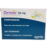 Ficha técnica e caractérísticas do produto Antiemético Zoetis Cerenia de 4 Comprimidos 60 mg