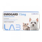 Ficha técnica e caractérísticas do produto Antimicrobiano Enrogard Labgard 15mg P/ Cães e Gatos C/10 Comprimidos