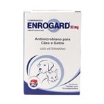 Ficha técnica e caractérísticas do produto Antimicrobiano Enrogard Labgard 50mg P/ Cães e Gatos C/10 Comprimidos