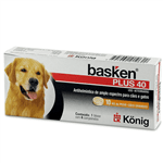 Ficha técnica e caractérísticas do produto Antiparasitário Konig Basken Plus 40 para Cães e Gatos - 4 Comprimidos Único