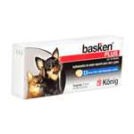Ficha técnica e caractérísticas do produto Antiparasitário Konig Basken Plus para Cães e Gatos - 4 Comprimidos Único