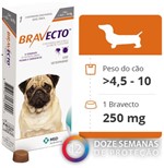 Ficha técnica e caractérísticas do produto Antipulga e Carrapato Bravecto Cães de 4,5 Kg a 10 Kg