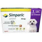 Ficha técnica e caractérísticas do produto Antipulga Simparic Zoetis 10 Mg Cães de 2,6 a 5 Kg 3 Comprimidos