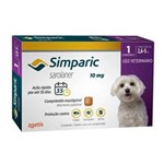 Ficha técnica e caractérísticas do produto Antipulgas Cães Simparic 2,6 à 5kg Zoetis - 10g