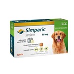 Ficha técnica e caractérísticas do produto Antipulgas Cães Simparic 80mg 20,1 à 40kg Zoetis 1 Comprimido