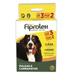 Ficha técnica e caractérísticas do produto Antipulgas Ceva Fiprolex Cães Acima 40kg Leve3 Pague 2