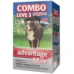 Ficha técnica e caractérísticas do produto Antipulgas e Carrapatos Bayer Advantage MAX3 Combo para Cães Acima de 25 Kg