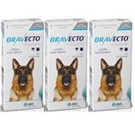 Ficha técnica e caractérísticas do produto Antipulgas e Carrapatos Bravecto MSD 1000mg para Cães de 20kg a 40kg - Combo com 03 Unidades