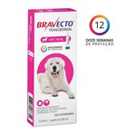 Ficha técnica e caractérísticas do produto Antipulgas e Carrapatos Bravecto Transdermal MSD para Cães 40 a 56kg - Bravecto / Bravecto Transdermal