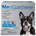 Ficha técnica e caractérísticas do produto Antipulgas e Carrapatos Merial NexGard 28,3 mg para Cães de 4,1 a 10 Kg