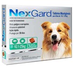 Ficha técnica e caractérísticas do produto Antipulgas e Carrapatos NexGard 68mg para Cães de 10,1 a 25kg - 3 Comprimidos