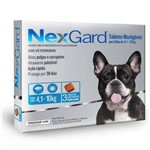 Ficha técnica e caractérísticas do produto Antipulgas e Carrapatos Nexgard 28,3 Mg para Cães de 4,1 a 10 Kg com 03 Tabletes - Merial