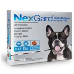 Ficha técnica e caractérísticas do produto Antipulgas E Carrapatos Nexgard 28,3mg Para Cães De 4,1 A 10kg 3 Tabletes - Merial