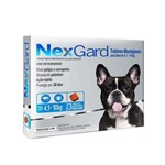 Ficha técnica e caractérísticas do produto Antipulgas e Carrapatos Nexgard 28,3mg para Cães de 4,1 a 10kg (3 Tabletes) - Merial
