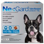 Ficha técnica e caractérísticas do produto Antipulgas e Carrapatos NexGard Merial Cães 4 a 10 Kg - Merial