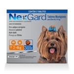 Ficha técnica e caractérísticas do produto Antipulgas e Carrapatos Cães Nexgard 02 a 04kg - 3 Tabletes - Merial