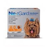 Ficha técnica e caractérísticas do produto Antipulgas e Carrapatos Nexgard Merial para Cães de 2 a 4kg - 3 Tabletes