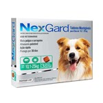 Ficha técnica e caractérísticas do produto Antipulgas e Carrapatos Nexgard para Cães de 10,1 a 25 Kg com 03 Tabletes Lacrado - Merial-nexgard