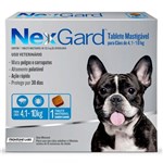 Ficha técnica e caractérísticas do produto Antipulgas e Carrapatos NexGard para Cães de 4,1 a 10 Kg com 1 Comprimido