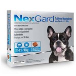 Ficha técnica e caractérísticas do produto Antipulgas e Carrapatos Nexgard para Cães de 4 a 10Kg com 3 Tabletes - Merial-nexgard