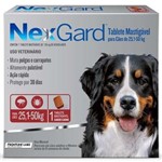 Ficha técnica e caractérísticas do produto Antipulgas e Carrapatos NexGard para Cães de 25,1 a 50 Kg - Merial