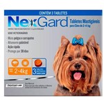 Ficha técnica e caractérísticas do produto Antipulgas e Carrapatos Nexgard para Cães de 2 a 4Kg com 3 Tabletes - Merial-Nexgard
