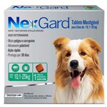 Ficha técnica e caractérísticas do produto Antipulgas e Carrapatos para Cães Nexgard de 10,1 a 25kg - Tablete Mastigável - Merial