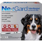 Ficha técnica e caractérísticas do produto Antipulgas e Carrapatos para Cães Nexgard GG de 25,1 a 50kg Tablete Mastigável - Merial