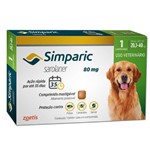 Ficha técnica e caractérísticas do produto Antipulgas e Carrapatos para Cães Simparic de 20,1 a 40Kg - 80mg - Zoetis