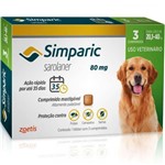 Ficha técnica e caractérísticas do produto Antipulgas e Carrapatos para Cães Simparic de 20,1 a 40kg (3 Tabletes) - Zoetis