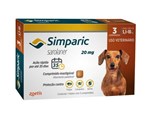 Ficha técnica e caractérísticas do produto Antipulgas e Carrapatos Zoetis Simparic para Cães de 5,1 a 10 Kg