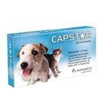 Ficha técnica e caractérísticas do produto Antipulgas Novartis Capstar 11 Mg para Cães e Gatos Até 11,4 Kg 1 Comprimido