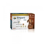 Ficha técnica e caractérísticas do produto Antipulgas para Cães Simparic 5,1 a 10kg - 3 Comprimidos 20mg