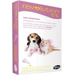 Ficha técnica e caractérísticas do produto Antipulgas Revolution 6% 0,25ml para Cães e Gatos Filhotes Até 2.5 Kg