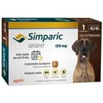 Ficha técnica e caractérísticas do produto Antipulgas Simparic 120 Mg para Cães 40,1 a 60 Kg - Zoetis - 1 Unidade