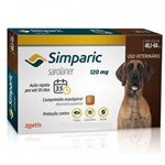 Ficha técnica e caractérísticas do produto Antipulgas Simparic 120MG para Cães de 40,1 a 60k 1 Comprimido - Zoetis