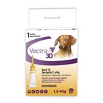 Ficha técnica e caractérísticas do produto Antipulgas Vectra 3D Cães 1,5Kg à 4Kg - Ceva