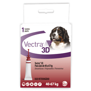 Ficha técnica e caractérísticas do produto Antipulgas Vectra 3D Cães 40 a 67kg