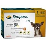Ficha técnica e caractérísticas do produto Antipulgas Zoetis Simparic 5mg para Cães de 1,3 a 2,5kg 1 Comprimido