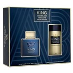 Ficha técnica e caractérísticas do produto Antonio Banderas King Of Seduction Absolute Kit - Eau de Toilette + Desodorante Kit - 100 Ml 150 Ml