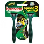 Ficha técnica e caractérísticas do produto Aparelho de Barbear Bozzano Speed 3 Sport - 2 Unidades