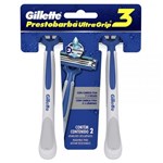 Ficha técnica e caractérísticas do produto Aparelho de Barbear Descartável Gillette Prestobarba Ultragrip3 2 Unidades