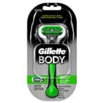 Ficha técnica e caractérísticas do produto Aparelho de Barbear Gillette Body com 1 Unidade + 1 Cartucho