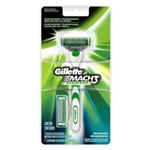 Ficha técnica e caractérísticas do produto Aparelho de Barbear Gillette Mach-3 + 1 Carga Sensitive